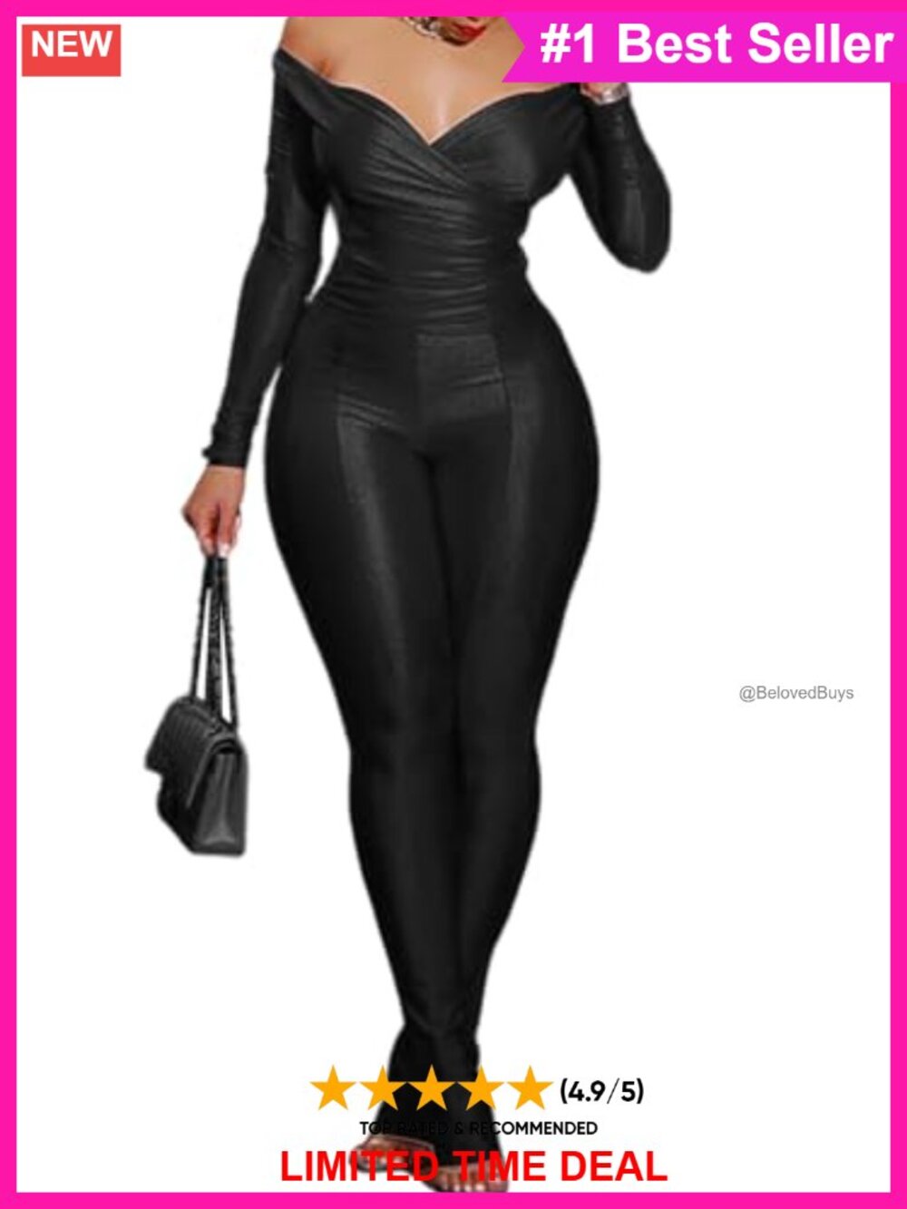 Sparkly Off Shoulder V Neck Flare Pants 2 Piece Set Party Club